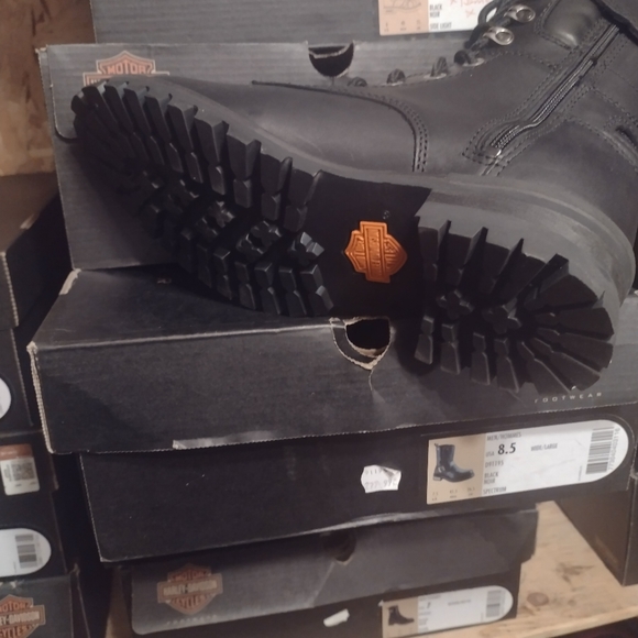 Men's Harley Davidson boots all leather superior quality Special Price $160 - Picture 2 of 3